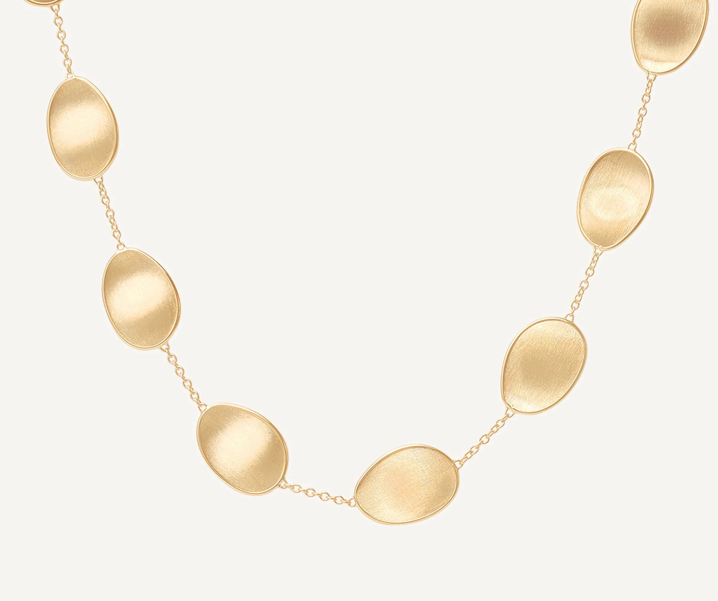 Necklaces-Marco Bicego 18K Yellow Gold Petal Single Strand Necklace Yellowgold