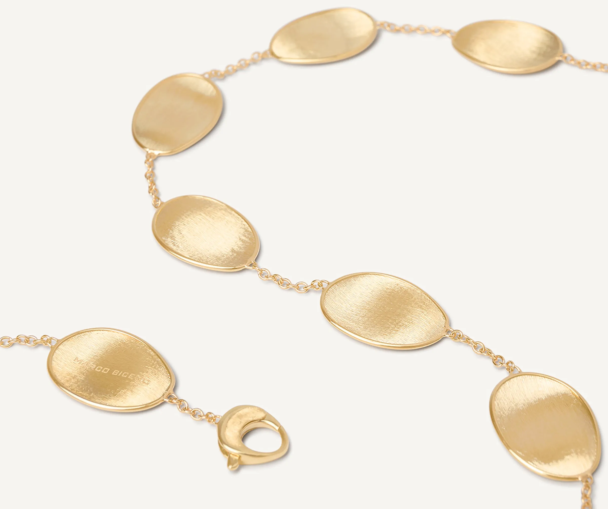 Necklaces-Marco Bicego 18K Yellow Gold Petal Single Strand Necklace Yellowgold