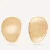 Earrings-Marco Bicego 18K Yellow Gold Petal Stud Earrings, Medium Yellowgold