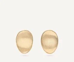 Earrings-Marco Bicego 18K Yellow Gold Petal Stud Earrings, Small Yellowgold