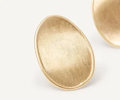 Earrings-Marco Bicego 18K Yellow Gold Petal Stud Earrings, Small Yellowgold