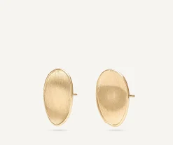 Earrings-Marco Bicego 18K Yellow Gold Petal Stud Earrings, Small Yellowgold
