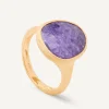 Rings-Marco Bicego 18K Yellow Gold Ring with Charoite Yellowgold