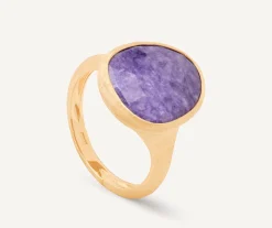 Rings-Marco Bicego 18K Yellow Gold Ring with Charoite Yellowgold