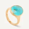 Rings-Marco Bicego 18K Yellow Gold Ring with Turquoise Yellowgold