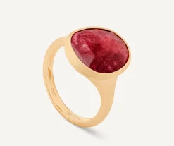 Rings-Marco Bicego 18K Yellow Gold Ring with Thulite Yellowgold