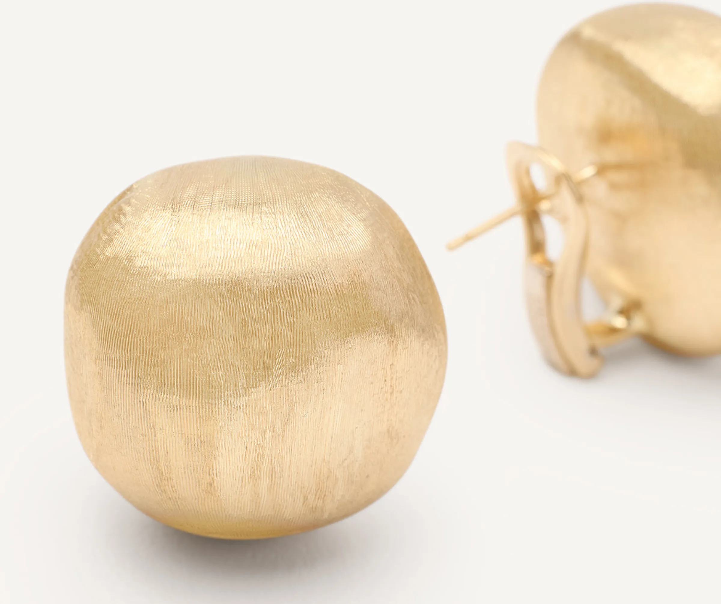 Earrings-Marco Bicego 18K Yellow Gold Round Studs, Large Yellowgold