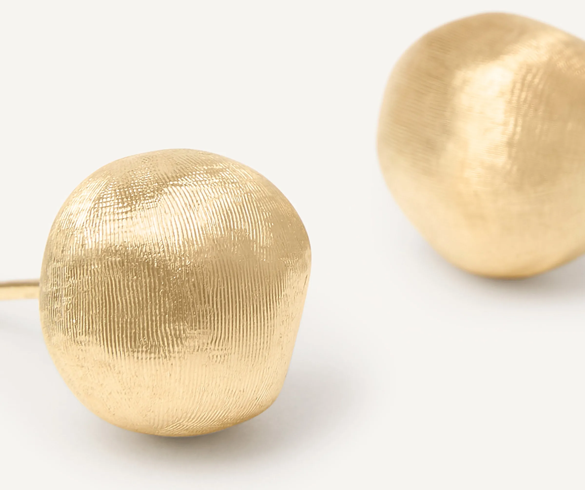 Earrings-Marco Bicego 18K Yellow Gold Round Studs, Small Yellowgold