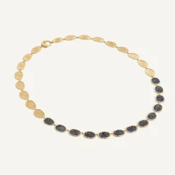 Necklaces-Marco Bicego 18K Yellow Gold Sapphire Pavé Collar Necklace Yellowgold
