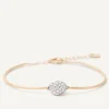 Bracelets-Marco Bicego 18K Yellow Gold Semi-Rigid Bracelet With Diamonds Yellowgold