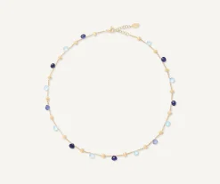 Necklaces-Marco Bicego 18K Yellow Gold Single-Strand Topaz u0026 Iolite Necklace Yellowgold
