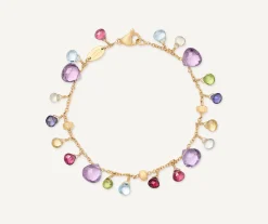 Bracelets-Marco Bicego 18K Yellow Gold Single-Strand Gemstone Bracelet, Amethyst Accents Yellowgold
