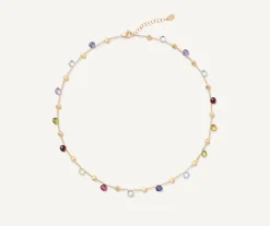 Necklaces-Marco Bicego 18K Yellow Gold Single-Strand Gemstone Necklace Yellowgold