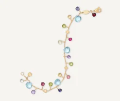 Bracelets-Marco Bicego 18K Yellow Gold Single-Strand Gemstone Bracelet, Topaz Accents Yellowgold