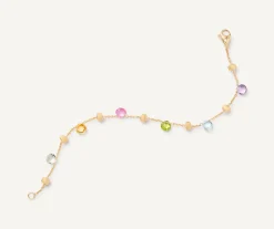 Bracelets-Marco Bicego 18K Yellow Gold Single-Strand Gemstone Bracelet Yellowgold