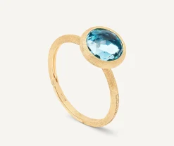 Rings-Marco Bicego 18K Yellow Gold Small Gemstone Ring Yellowgold