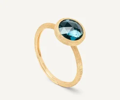 Rings-Marco Bicego 18K Yellow Gold Small Gemstone Ring Yellowgold