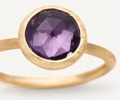 Rings-Marco Bicego 18K Yellow Gold Small Gemstone Ring Yellowgold