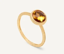 Rings-Marco Bicego 18K Yellow Gold Small Gemstone Ring Yellowgold
