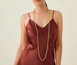 Necklaces-Marco Bicego 18K Yellow Gold Small Link Convertible Necklace Yellowgold