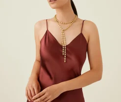 Necklaces-Marco Bicego 18K Yellow Gold Small Link Convertible Necklace Yellowgold