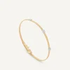 Bracelets-Marco Bicego 18K Yellow Gold Small Stackable Bracelet With Diamonds Yellowgold