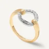 Rings-Marco Bicego 18K Yellow Gold Stackable Diamond Circle Ring Yellowgold