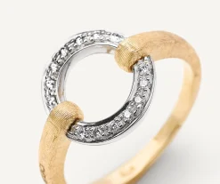 Rings-Marco Bicego 18K Yellow Gold Stackable Diamond Circle Ring Yellowgold