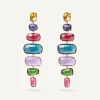 Earrings-Marco Bicego 18K Yellow Gold Statement Gemstone Earrings Yellowgold