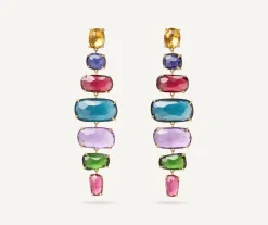 Earrings-Marco Bicego 18K Yellow Gold Statement Gemstone Earrings Yellowgold