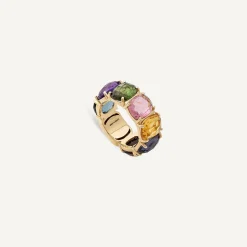 Rings-Marco Bicego 18K Yellow Gold Statement Medium Gemstone Ring Yellowgold