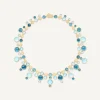 Necklaces-Marco Bicego 18K Yellow Gold Statement Round Topaz Collar Yellowgold