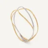 Bracelets-Marco Bicego 18K Yellow Gold 3-Strand Bangle With Diamonds Yellowgold