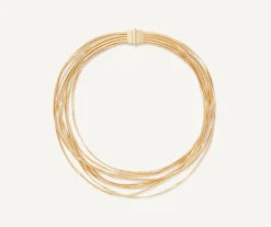Necklaces-Marco Bicego 18K Yellow Gold 9-Strand Coil Necklace Yellowgold