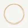Necklaces-Marco Bicego 18K Yellow Gold 3-Strand Coil Necklace Yellowgold