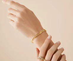Bracelets-Marco Bicego 18K Yellow Gold 3-Strand Coil Bracelet Yellowgold