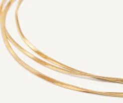 Necklaces-Marco Bicego 18K Yellow Gold 3-Strand Coil Necklace Yellowgold