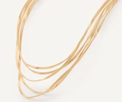 Necklaces-Marco Bicego 18K Yellow Gold 5-Strand Coil Necklace Yellowgold