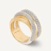 Rings-Marco Bicego 18K Yellow Gold 5-Strand Diamond Stackable Ring Yellowgold