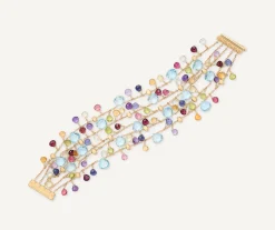 Bracelets-Marco Bicego 18K Yellow Gold 5-Strand Gemstone Bracelet, Topaz Accents Yellowgold