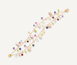 Bracelets-Marco Bicego 18K Yellow Gold 2-Strand Gemstone Bracelet With Freshwater Pearls Yellowgold
