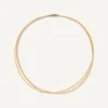 Necklaces-Marco Bicego 18K Yellow Gold 2-Strand Necklace With Diamonds Yellowgold