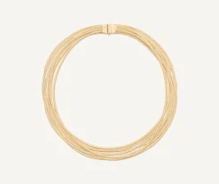 Necklaces-Marco Bicego 18K Yellow Gold 7-Strand Woven Necklace Yellowgold