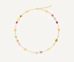Necklaces-Marco Bicego 18K Yellow Gold Tourmaline Necklace Yellowgold