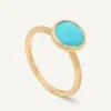 Rings-Marco Bicego 18K Yellow Gold Turquoise Stackable Ring YellowGold
