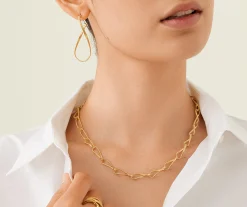 Necklaces-Marco Bicego 18K Yellow Gold Twisted Coil Link Necklace Yellowgold