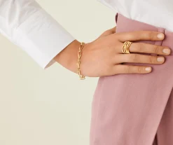 Bracelets-Marco Bicego 18K Yellow Gold Twisted Coil Link Bracelet Yellowgold