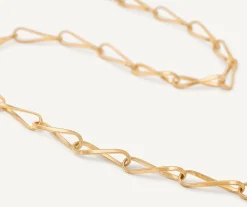 Necklaces-Marco Bicego 18K Yellow Gold Twisted Coil Link Necklace Yellowgold