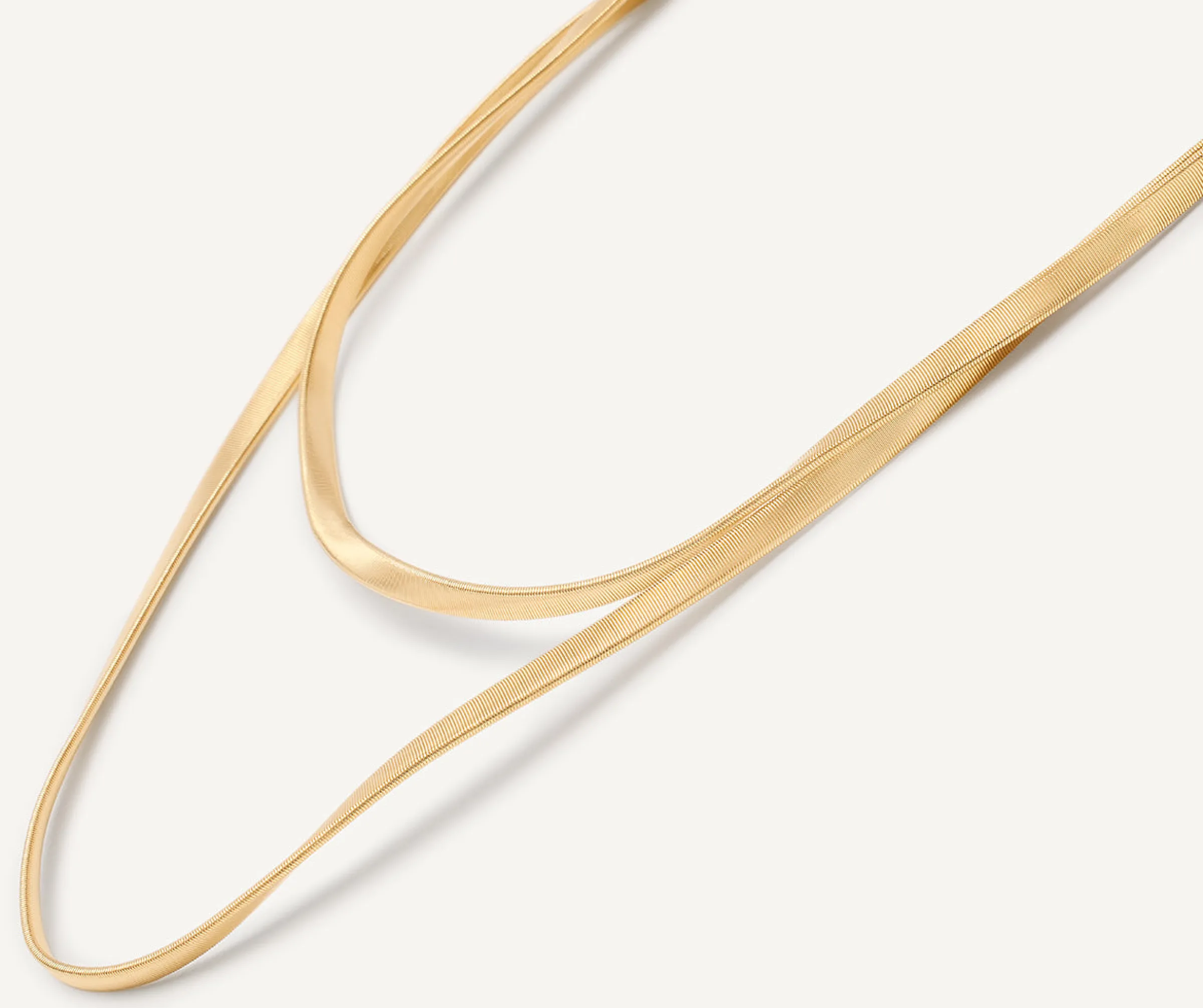 Necklaces-Marco Bicego 18K Yellow Gold Twisted Supreme Long Necklace Yellowgold