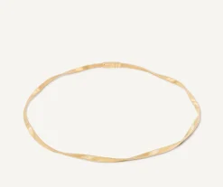 Necklaces-Marco Bicego 18K Yellow Gold Twisted Supreme Necklace Yellowgold